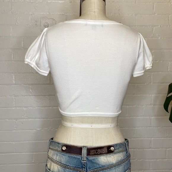 Crop top with ruche detailing - Picture 3 of 3